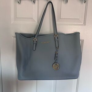 Michael Kors Light Blue Tote Bag